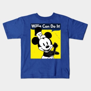 Steamboat Willie Can Do It! Kids T-Shirt